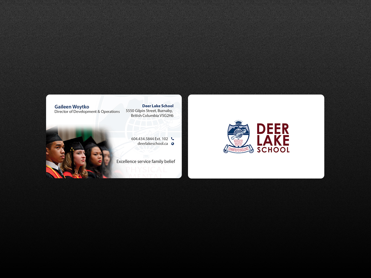 Business Card Design by Creations Box 2015 for Deer Lake School | Design #12385685