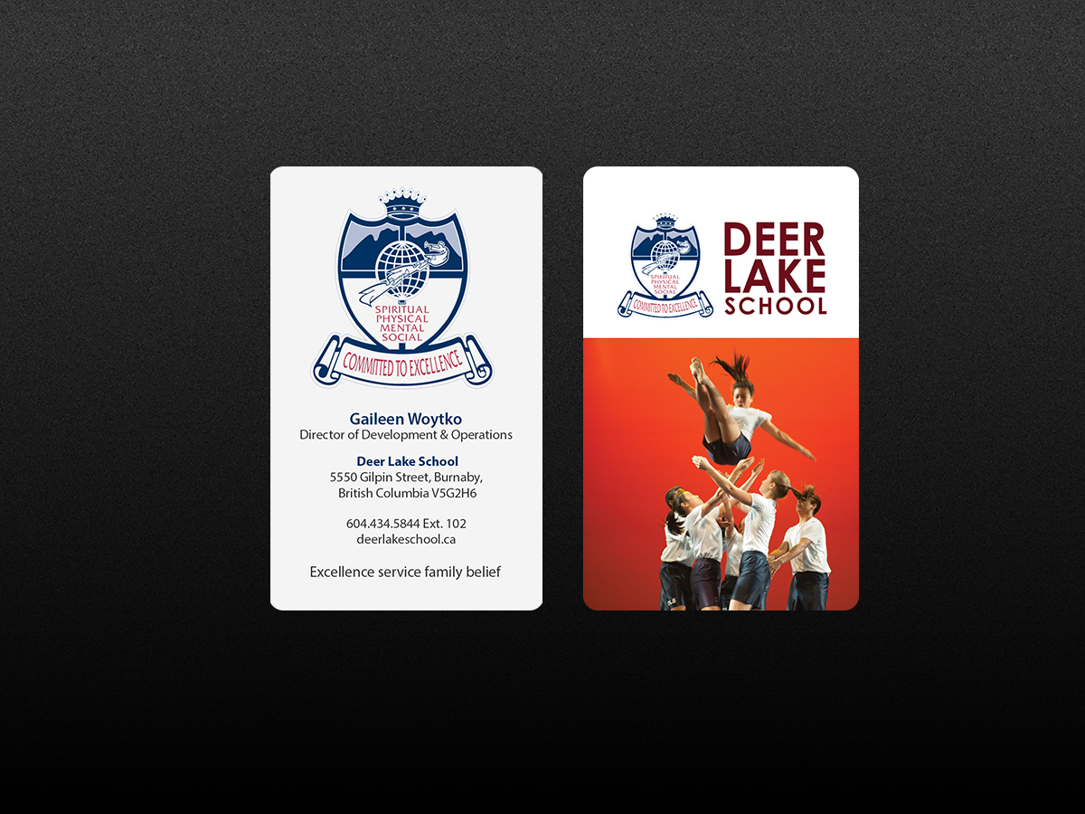 Business Card Design by Creations Box 2015 for Deer Lake School | Design #12385689