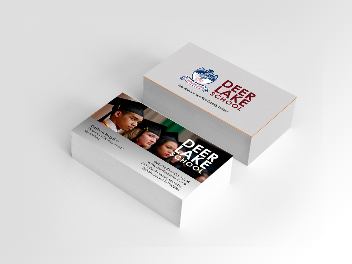 Business Card Design by Creations Box 2015 for Deer Lake School | Design #12385709