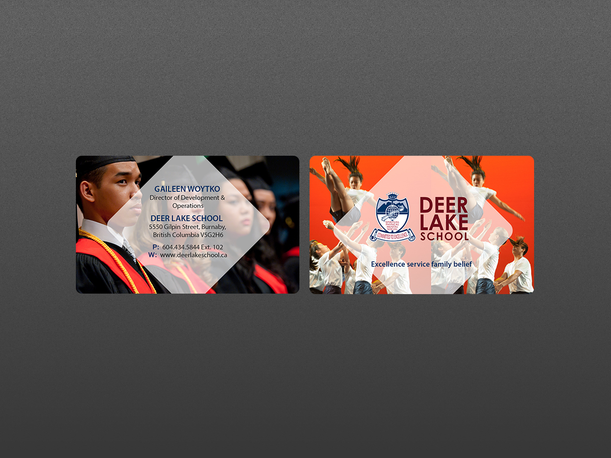 Business Card Design by Creations Box 2015 for Deer Lake School | Design #12385710