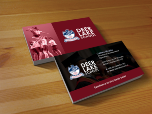 Design de Carte de Visite par Creations Box 2015 pour Deer Lake School | Design : #12385712