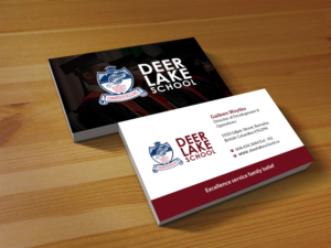 Design de Carte de Visite par Creations Box 2015 pour Deer Lake School | Design : #12385713