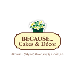 Logo Design by Arham Hidayat for BECAUSE... Cakes & Decor | Design #12515860