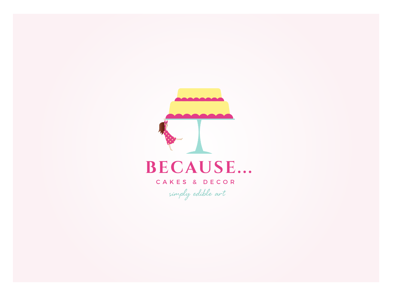 Logo-Design von wonderland für BECAUSE... Cakes & Decor | Design #12403150