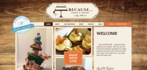 Logo-Design von wonderland für BECAUSE... Cakes & Decor | Design: #12808432