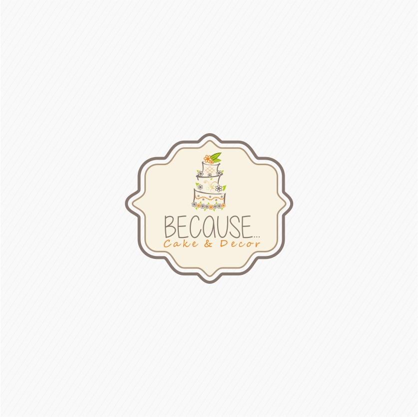 Logo-Design von marinari79 für BECAUSE... Cakes & Decor | Design #12425585