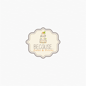 Logo-Design von marinari79 für BECAUSE... Cakes & Decor | Design: #12425585