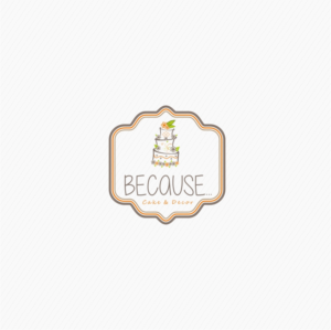 Logo-Design von marinari79 für BECAUSE... Cakes & Decor | Design: #12425594