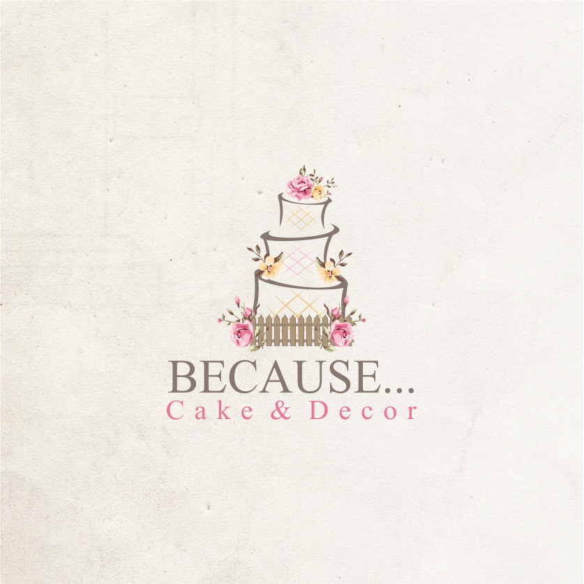 Logo-Design von marinari79 für BECAUSE... Cakes & Decor | Design #12426017