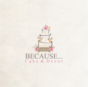 Logo-Design von marinari79 für BECAUSE... Cakes & Decor | Design: #12426017