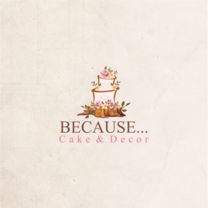 Logo-Design von marinari79 für BECAUSE... Cakes & Decor | Design: #12429537