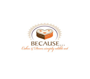 Logo Design by instudio for BECAUSE... Cakes & Decor | Design: #12537554