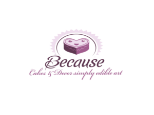 Logo-Design von instudio für BECAUSE... Cakes & Decor | Design: #12791423