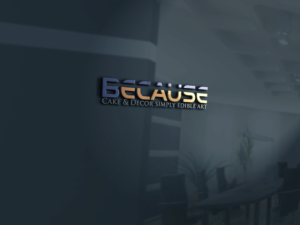 Logo-Design von DESIGN Services JK für BECAUSE... Cakes & Decor | Design: #12385923