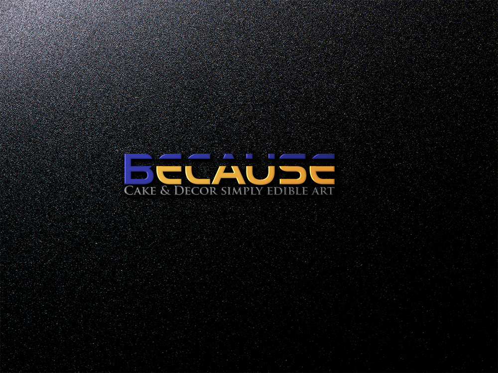 Logo Design by DESIGN Services JK for BECAUSE... Cakes & Decor | Design #12385926