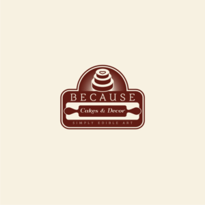 Logo-Design von derho für BECAUSE... Cakes & Decor | Design: #12394468