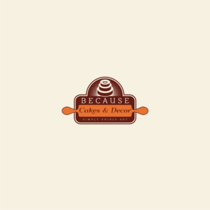 Logo Design by derho for BECAUSE... Cakes & Decor | Design #12394469