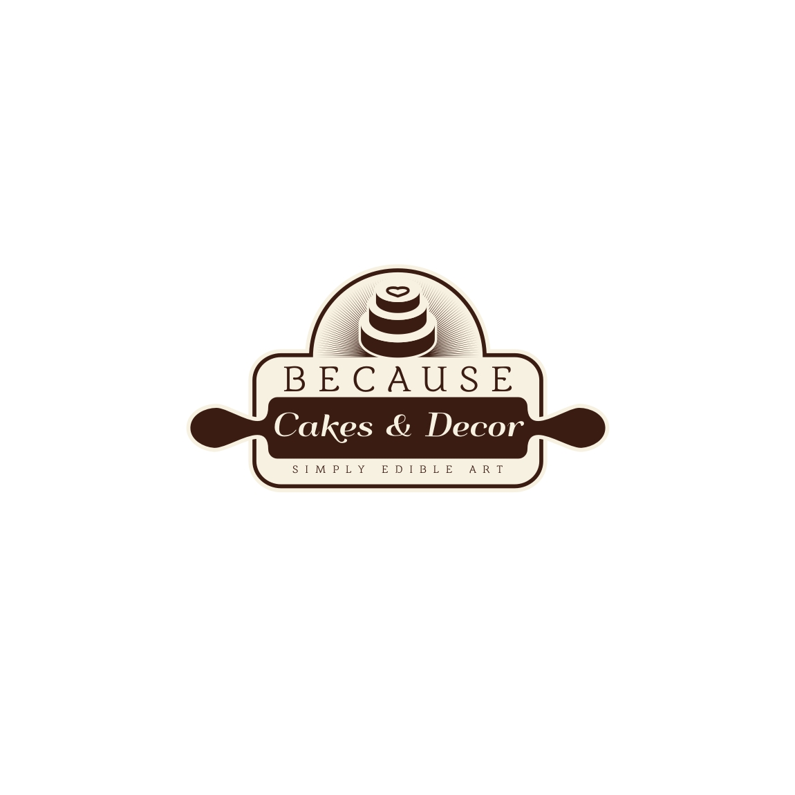 Logo-Design von derho für BECAUSE... Cakes & Decor | Design #12420830
