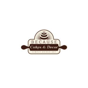Logo Design by derho for BECAUSE... Cakes & Decor | Design: #12420830