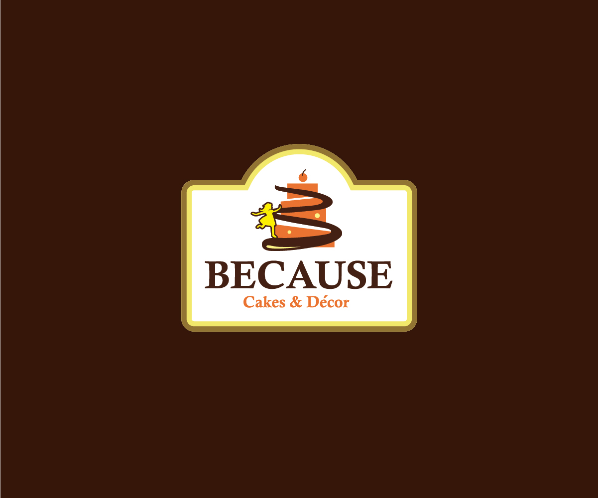 Logo Design by Designpool for BECAUSE... Cakes & Decor | Design #12421748