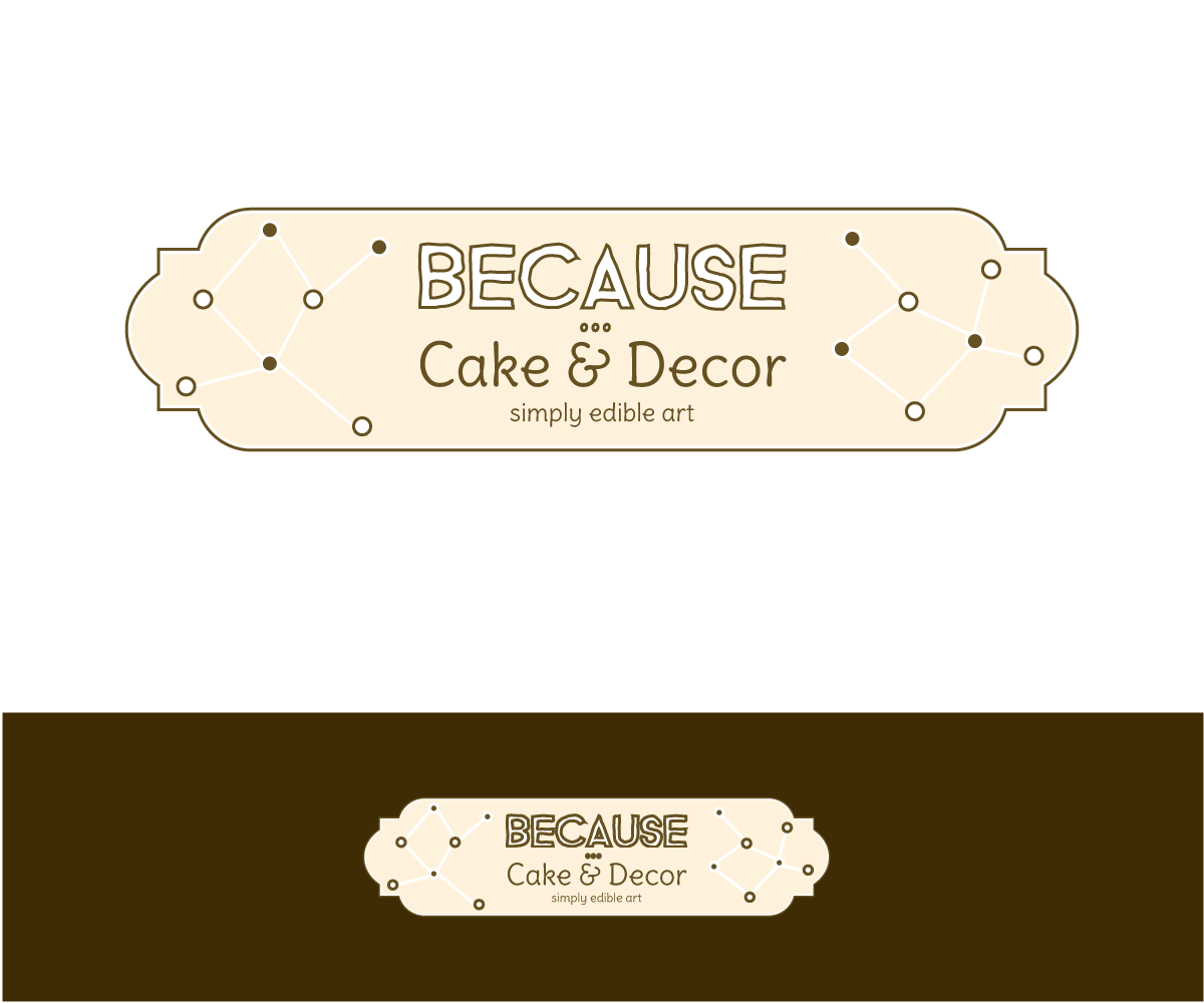 Design de Logo par shiminng pour BECAUSE... Cakes & Decor | Design #12388677