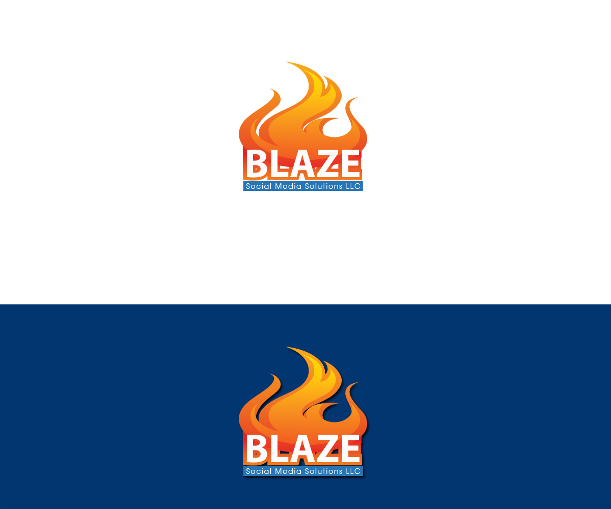 Logo Design by ncmax for BLAZE Social Media Solutions LLC | Design #12392629