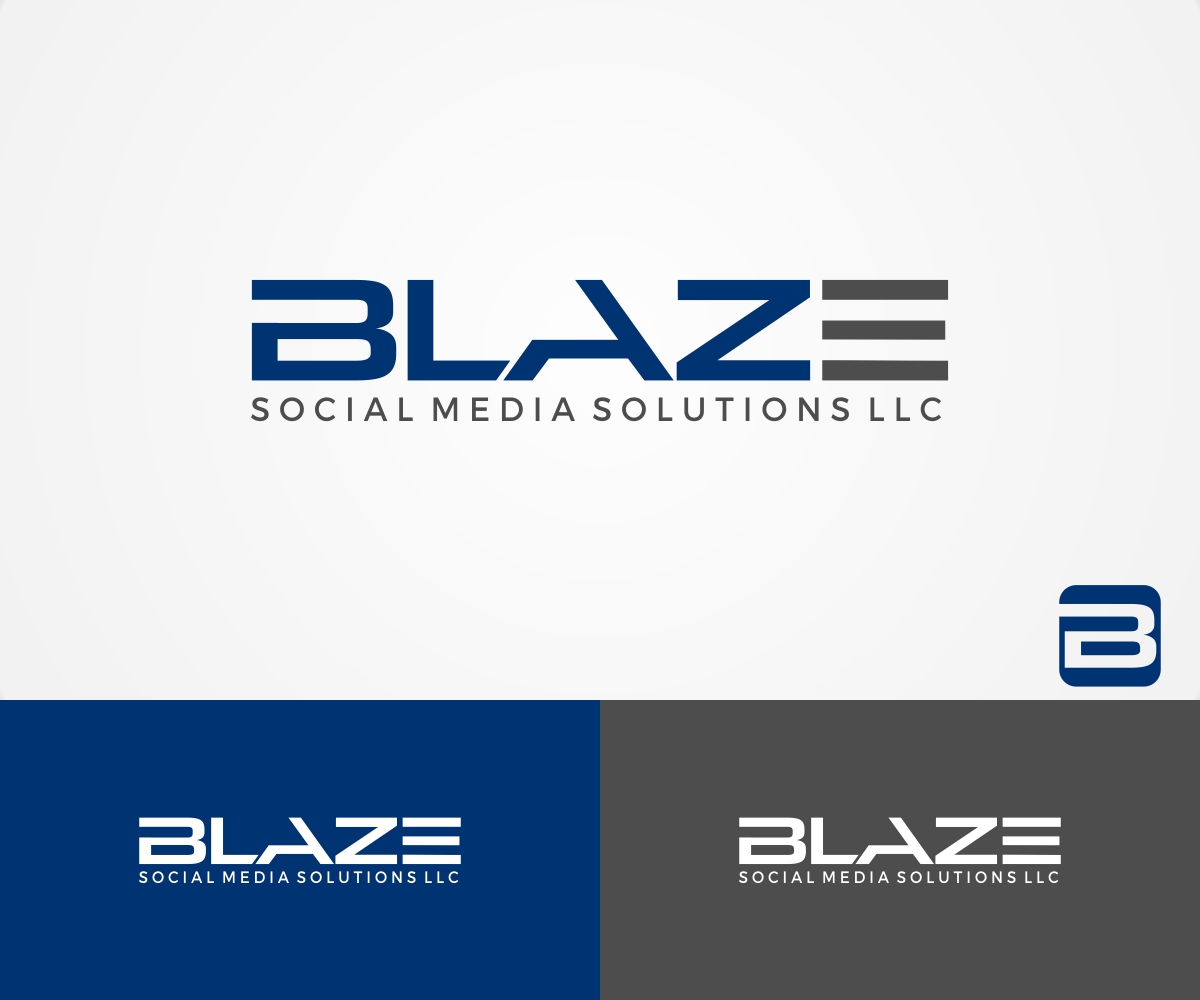 Logo Design by Liyana for BLAZE Social Media Solutions LLC | Design #12395642