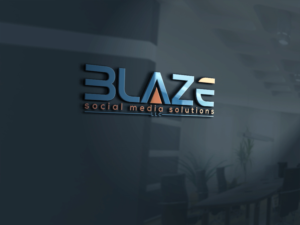 Logo-Design von DESIGN Services JK für BLAZE Social Media Solutions LLC | Design: #12393250