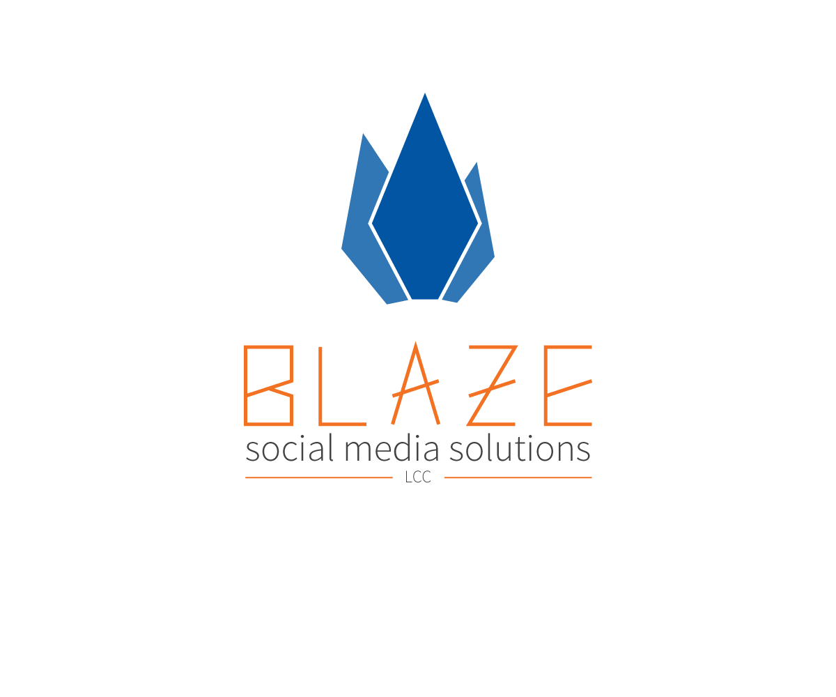 Logo-Design von shiminng für BLAZE Social Media Solutions LLC | Design #12388219