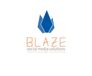 Logo-Design von shiminng für BLAZE Social Media Solutions LLC | Design #12388219