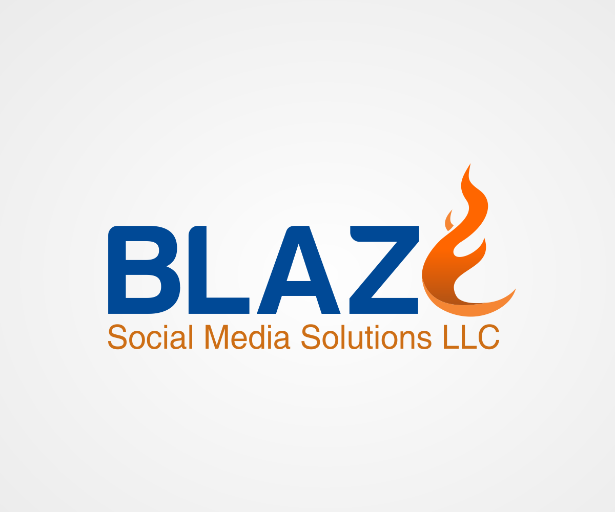 Logo-Design von AisRafa.com für BLAZE Social Media Solutions LLC | Design #12406059