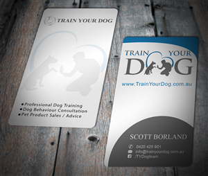 Train Your Dog Business card design  | Business Card Design by MT
