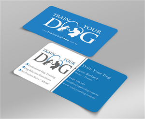 Business Card Design by Harshan for Train Your Dog | Design: #2452669