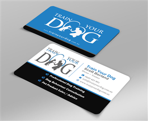 Business Card Design by Harshan for Train Your Dog | Design: #2452910