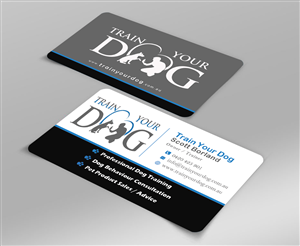 Business Card Design by Harshan for Train Your Dog | Design: #2452934