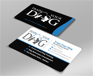 Business Card Design by Harshan for Train Your Dog | Design: #2452998