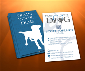 Business Card Design by Hendrik for Train Your Dog | Design: #2429769