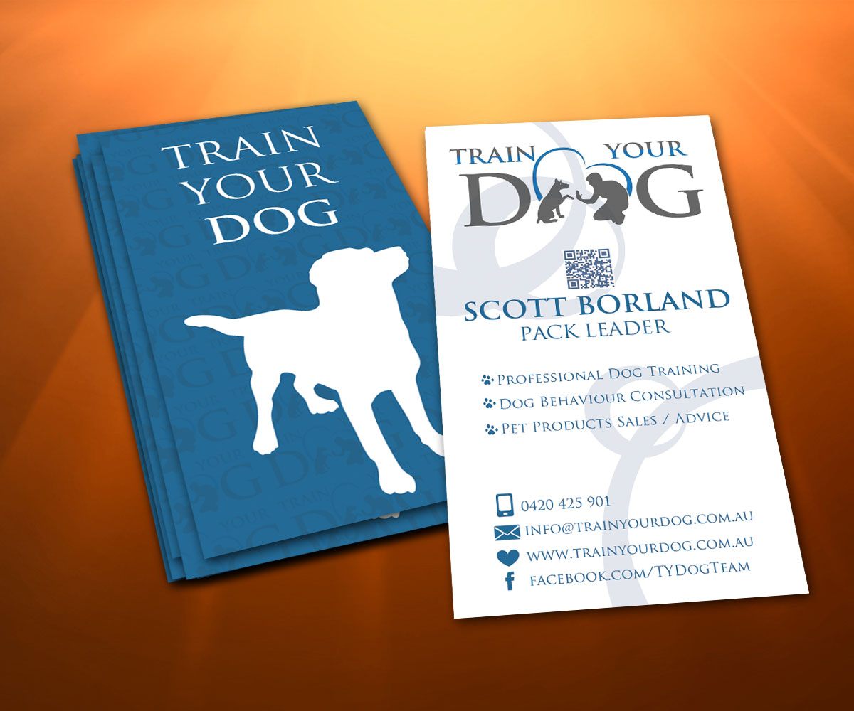 Visitenkarten-Design von Hendrik für Train Your Dog | Design #2438368
