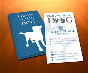Business Card Design by Hendrik for Train Your Dog | Design: #2438368