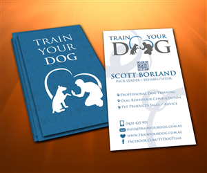 Business Card Design by Hendrik for Train Your Dog | Design: #2438409