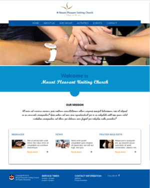 Website for Mount Pleasant Uniting Church | Web-Design von wanagaran