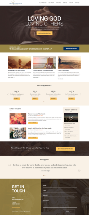 Web Design by Ayesha Khan for this project | Design #12547978