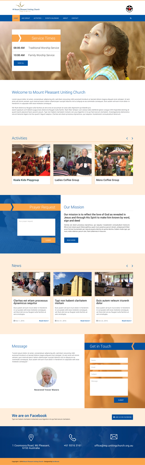Web Design by Da Miracle for this project | Design #12557113