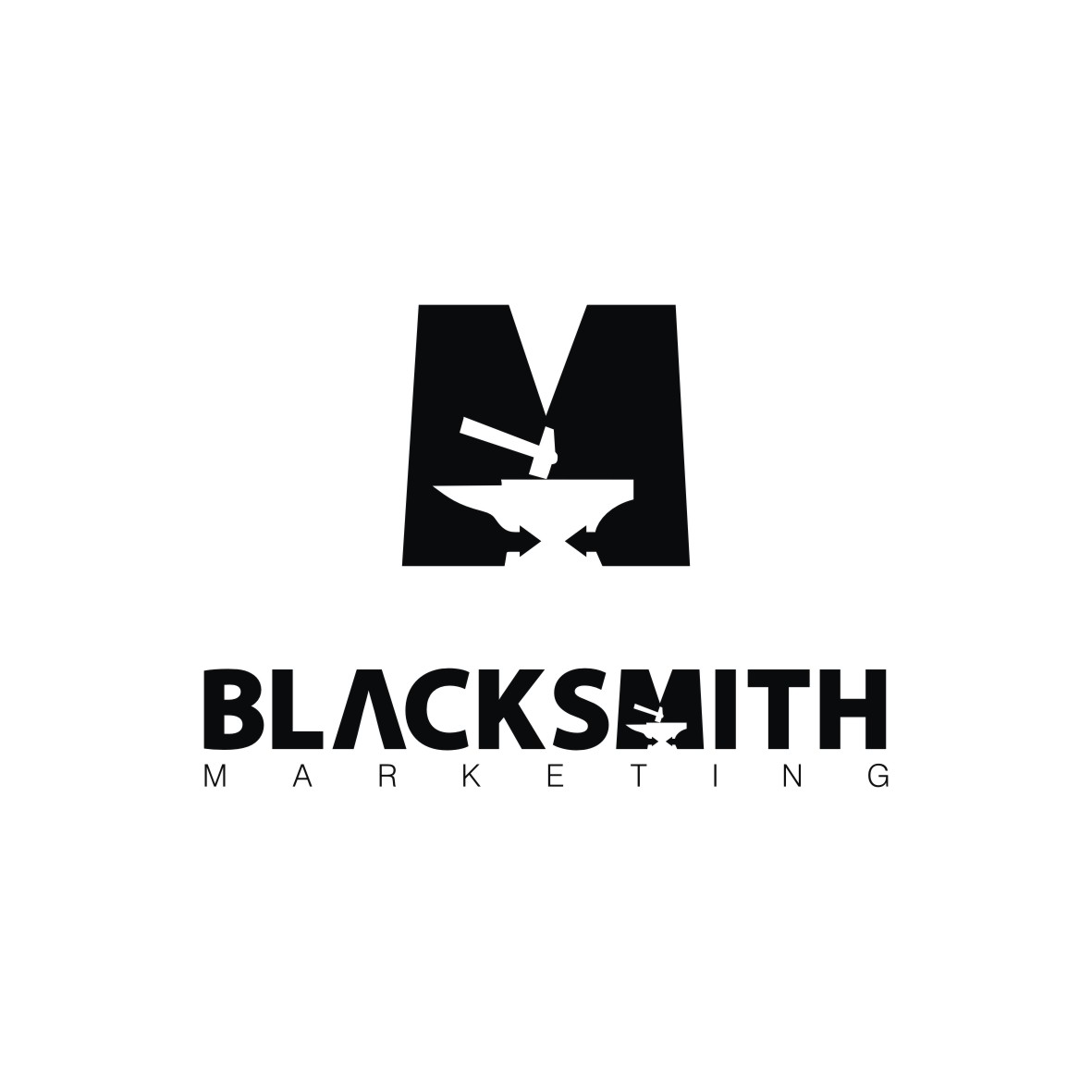Diseño de Logo por DDD para Blacksmith Marketing | Diseño #536034