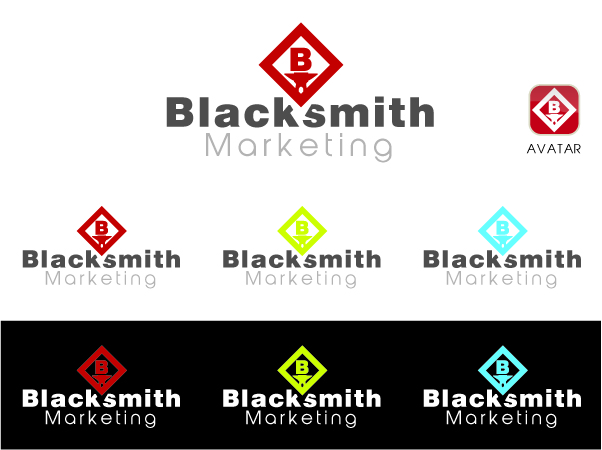 Logo Design by OUT of BOX.d for Blacksmith Marketing | Design #519020