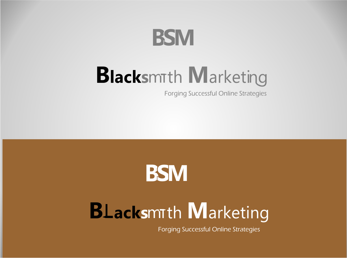 Logo Design by Naavyd for Blacksmith Marketing | Design #538652