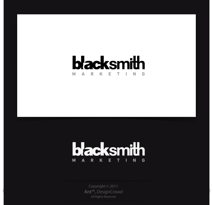 Logo Design by ant for Blacksmith Marketing | Design #542013