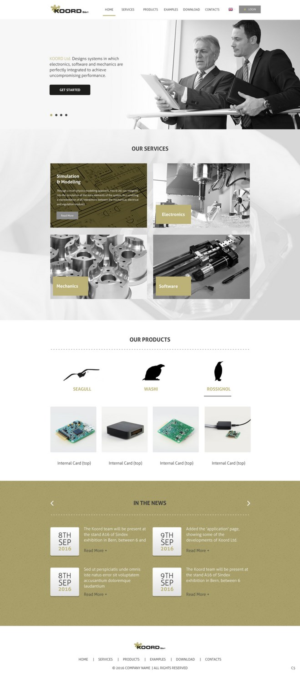 Web Design by pb for Koord Sàrl | Design: #12402936