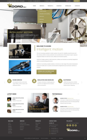 Web Design by pb for Koord Sàrl | Design: #12402937