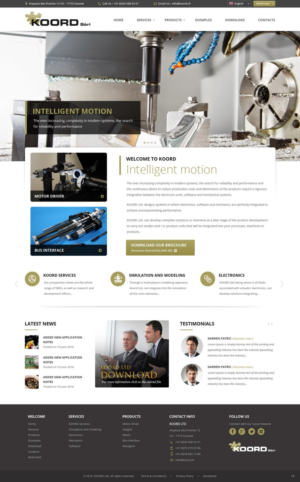 Web Design by pb for Koord Sàrl | Design: #12402938